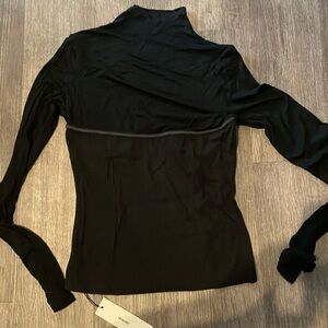 Joah Brown mock neck tee